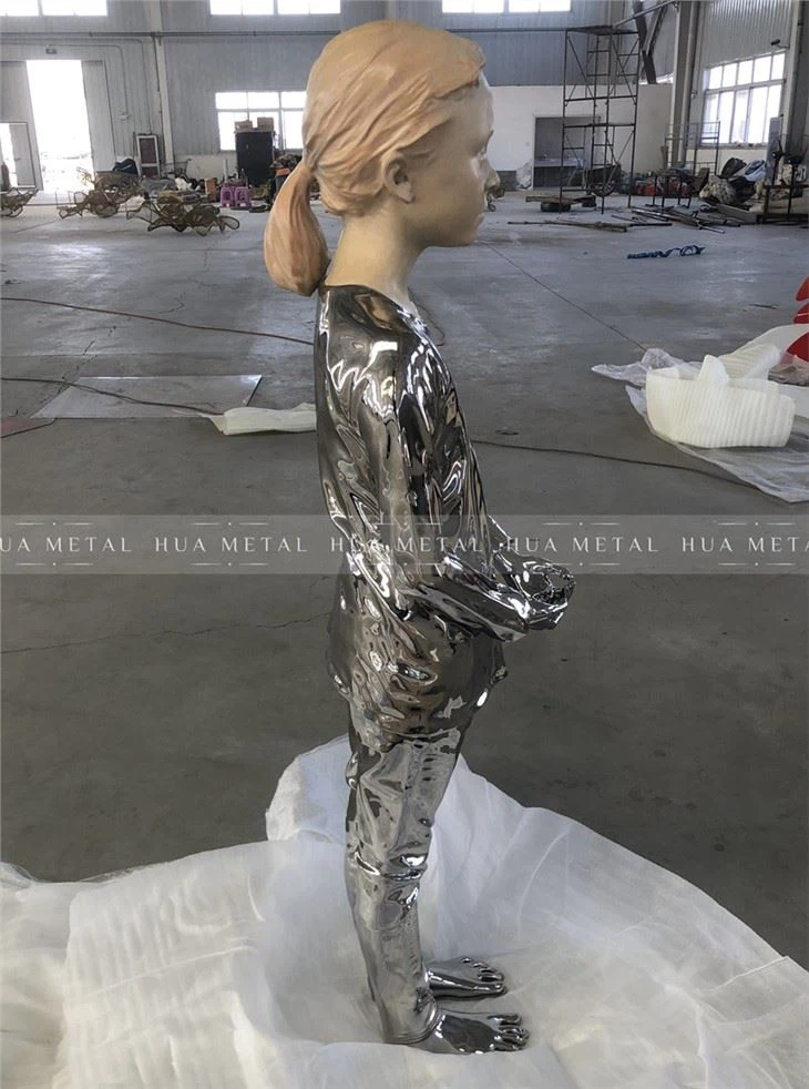 Stainless Steel Figure Sculpture